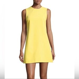Alice + Olivia Sunny Yellow Sleeveless Mini Dress